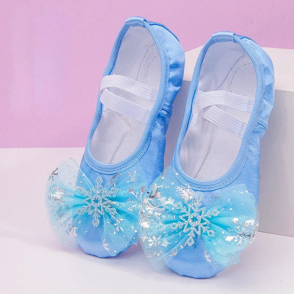 Lovely Princess Dance Soft Soled Ballet Shoe Children Girls Cat Claw