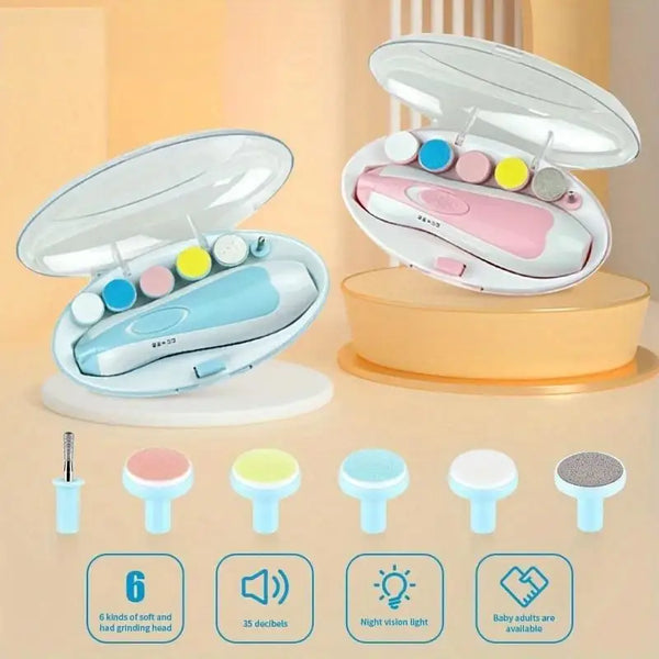 Baby Nail Grinder Electric Six-in-one Multi-head Anti-scratch Children