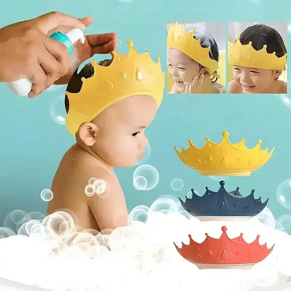 Silicone Shampoo Cap for Newborns and Kids, Adjustable and Resizable