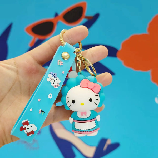 Cartoon Hello Kitty Keychain Cosplay Accessories Gift  Ornaments