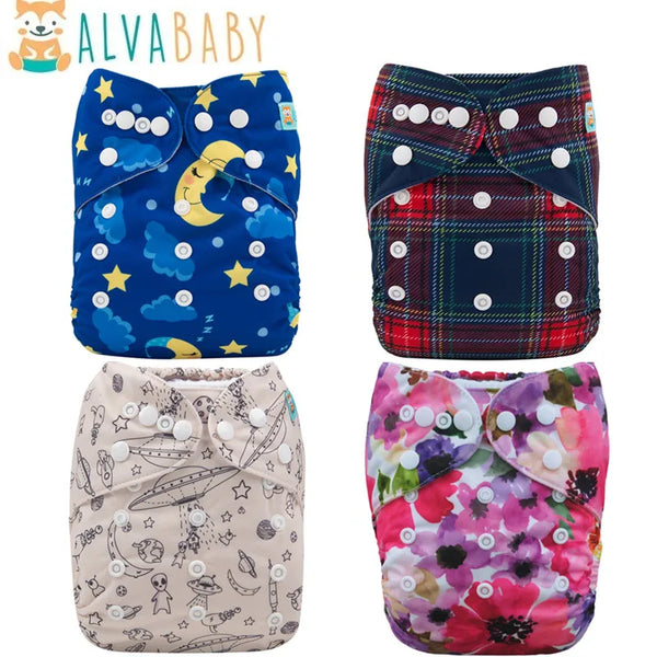 U Pick ALVABABY Ecological Diaper Comfortable And Soft Baby Cloth