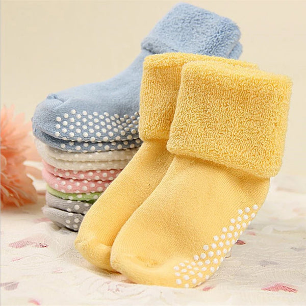 Cotton Baby Socks Autumn Winter Thicken Warm Newborn Boy Girl Floor