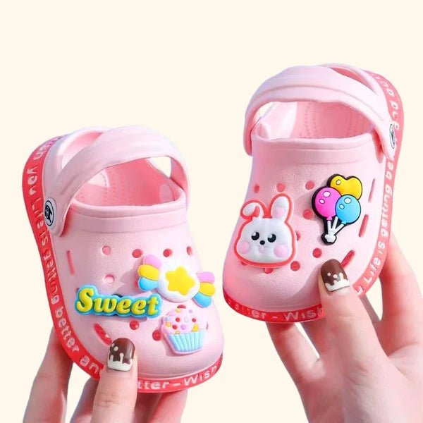 Summer Kids Sandals Hole Children's Shoes Slippers Soft Anti-Skid