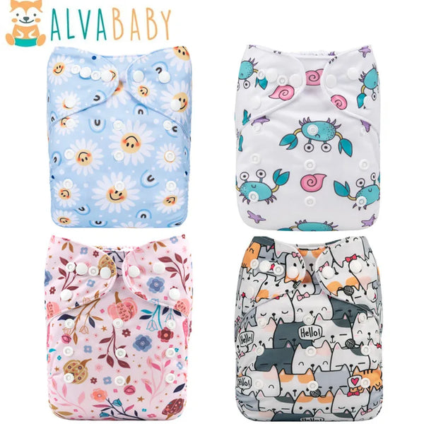 U Pick ALVABABY Baby Cloth Diaper Reusable Cloth Nappy Washable Diaper