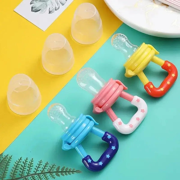 3 PCs Baby Fruit and Vegetable Teether Food Supplement Bite Le