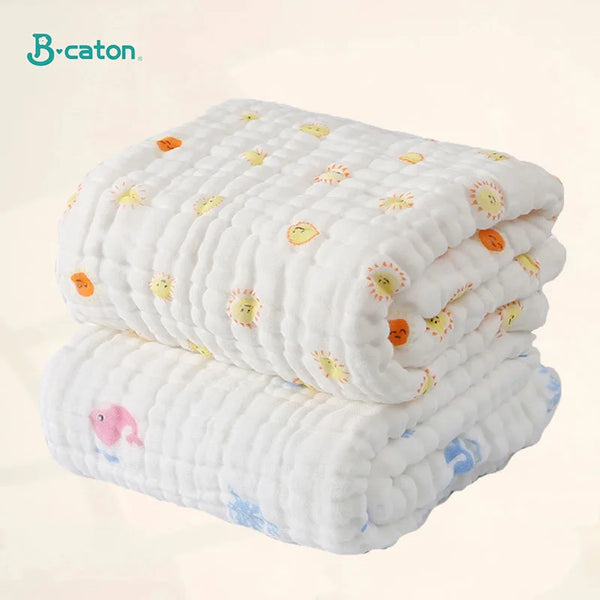 Cotton Baby Bath Towel Boys Girls Towel Blanket For Newborn Baby