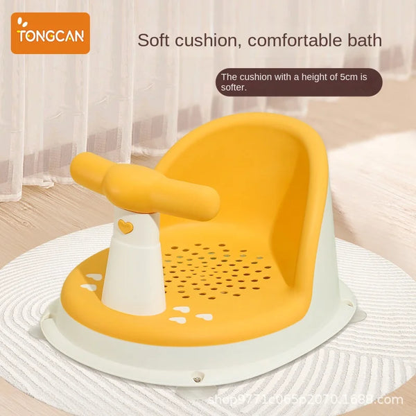 Children's Shower Seat Portable Shower Stand for Newborns and Young