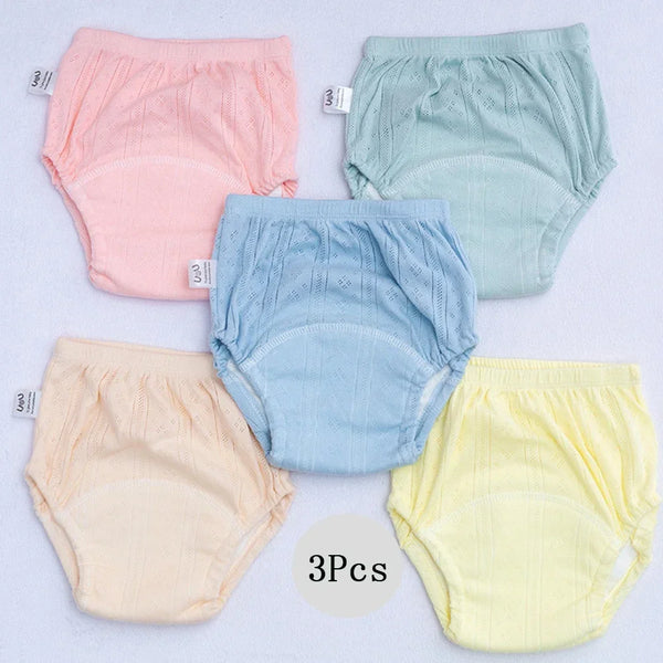 3pcs/lot Newborn Training Pants Cotton Thin Summer Baby Shorts