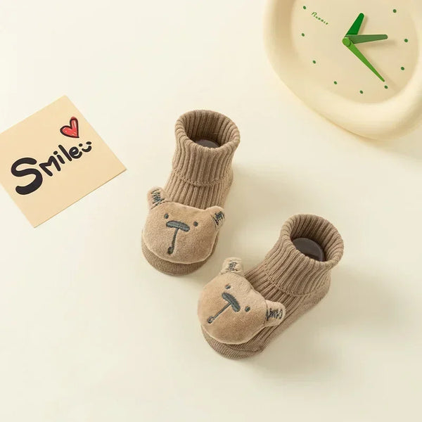 Baby Socks Winter Autumn Non-slip Floor Socks Newborn Baby Cartoon 3D