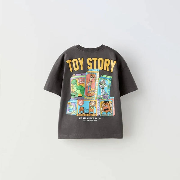 Brand T-shirt Summer Wear Boys Baby Costume Round Neck Base Shirt