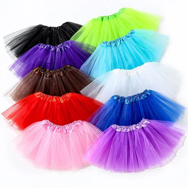 Fashion Girls Skirts Summer Style Three Layers Children Skirts Girls