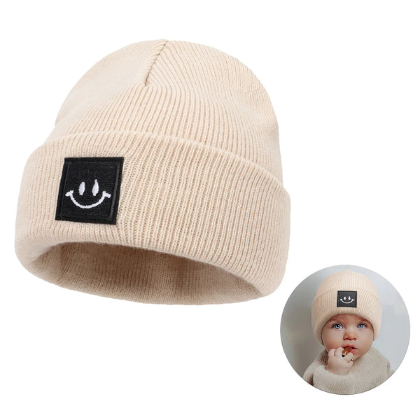 Kids Autumn Winter Hats for Newborn Crochet Beanie Toddler Boy Girl