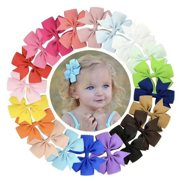 20pcs/pack Random Colored Candy-like Children Hairpin With Simple