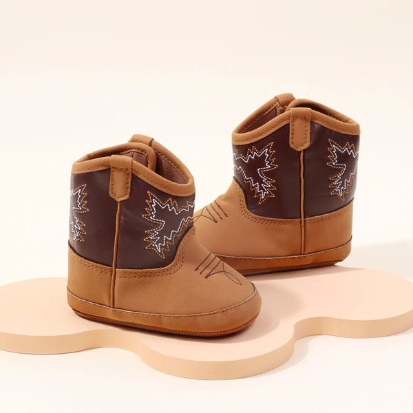 Baby Little Boots Soft PU and Cotton High Quality 2024 New Style