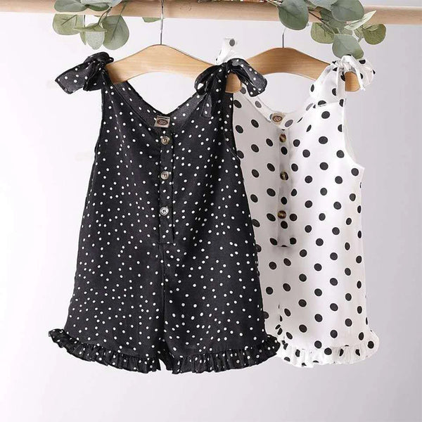 Kids Overalls New Polka Dot Baby Girls Clothes Baby Rompers Kids