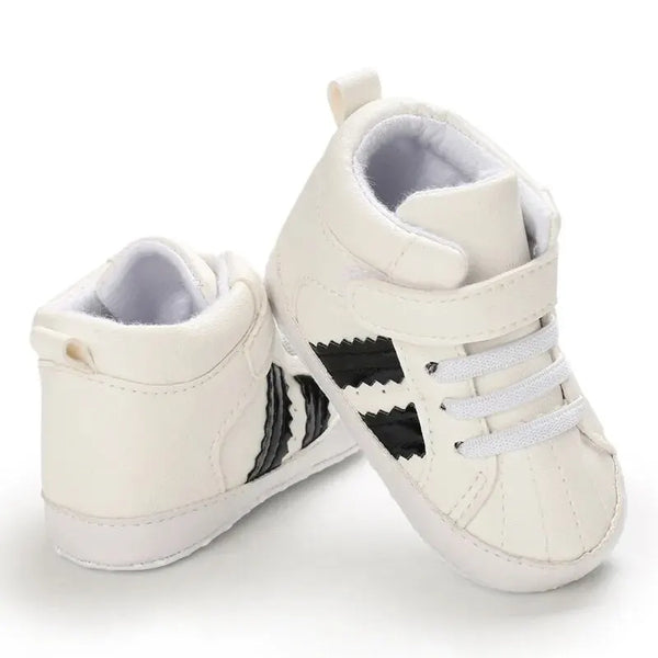 Meckior Toddler Baby Boys Girls High Tops Sneakers Soft Anti-Slip Sole