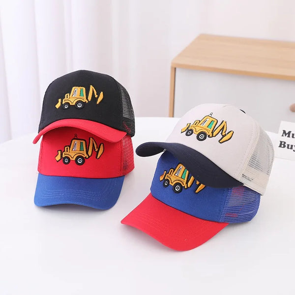 Korean Children 's Sports Hats Toddler Baby Boy Baseball 2024 Summer