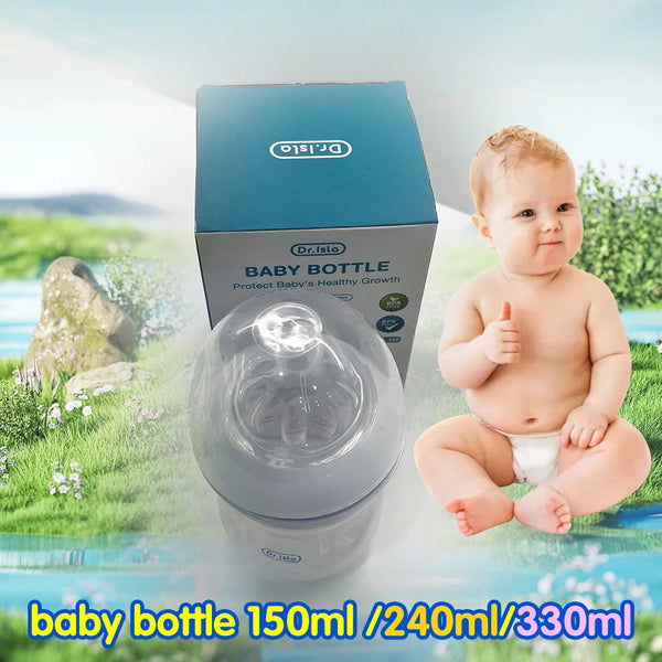 Portable Baby Bottle 240ml/330ml BPA Free Baby Bottle Newborn Bottle