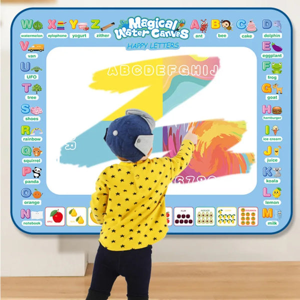 100x80CM Magic Water Drawing Mat Coloring Doodle With Reusable Magic