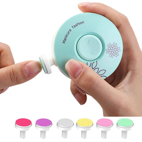 Electric Baby Nail Trimmer Kid Nail Polisher Tool Infant Manicure