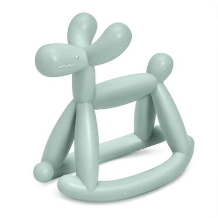 Rocking Silicone Teething Toy for Babies - Mint Green, BPA-Free, Easy-to-Hold & Clean